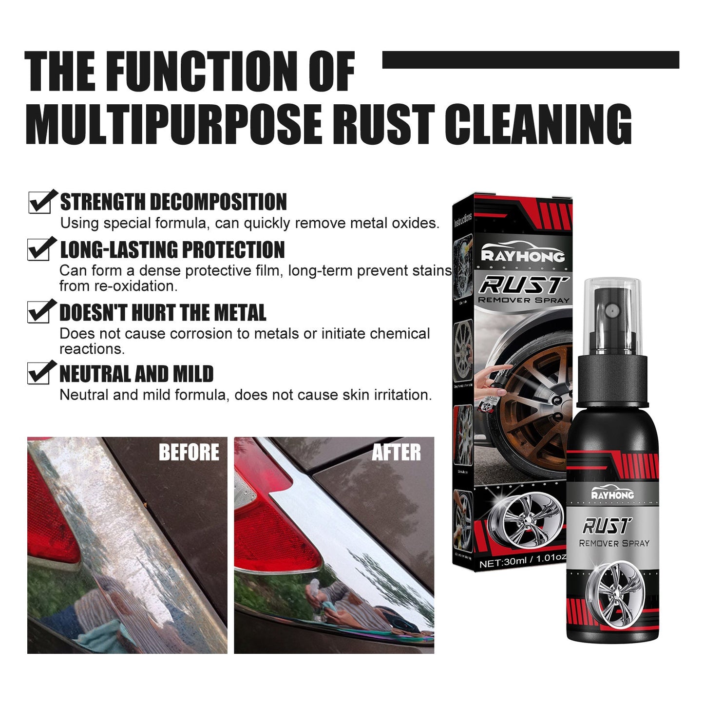 Auto Rim Corrosion Cleaner