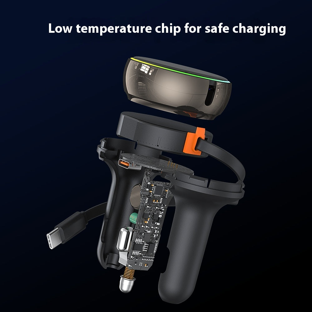 Triple Flex Cord Auto PD45W Quick Charge Lighter Adapter