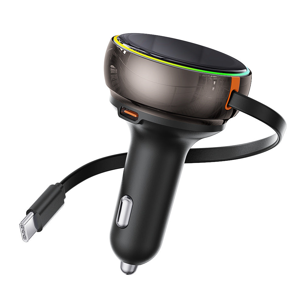 Triple Flex Cord Auto PD45W Quick Charge Lighter Adapter