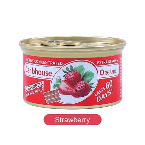 Car Air Freshener Bubble Gum Scent Organic Cans Odor Eliminator