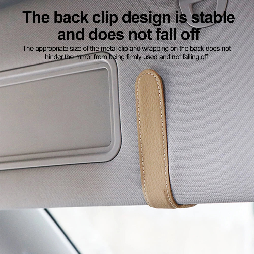 Universal Car Sunglasses Clip Card Ticket Holder Stand Fastener Pen