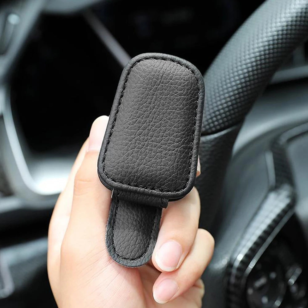 Universal Car Sunglasses Clip Card Ticket Holder Stand Fastener Pen