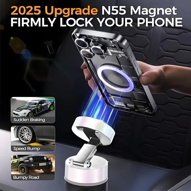 Ultra Magnetic Phone Holder Foldable Car Phone Mount Dashboard Phone