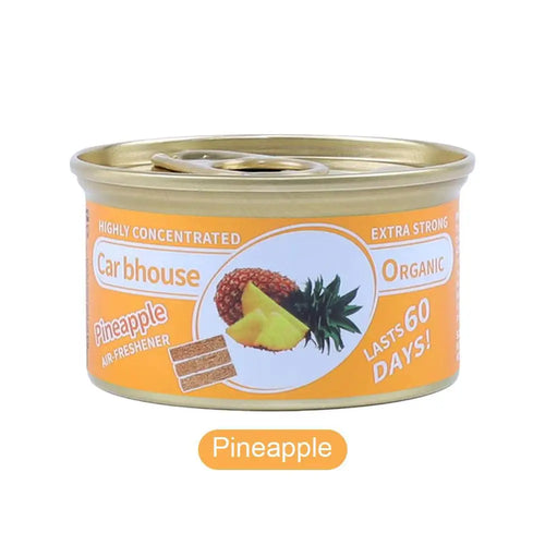 Car Air Freshener Bubble Gum Scent Organic Cans Odor Eliminator