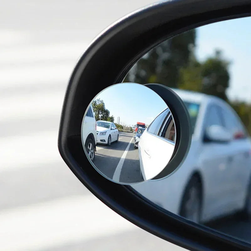 NEW 2P Car Blind Spot Mirror 360 Degree Adjustable Car Rearview Convex
