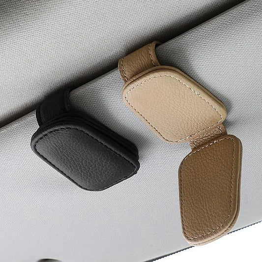 Universal Car Sunglasses Clip Card Ticket Holder Stand Fastener Pen